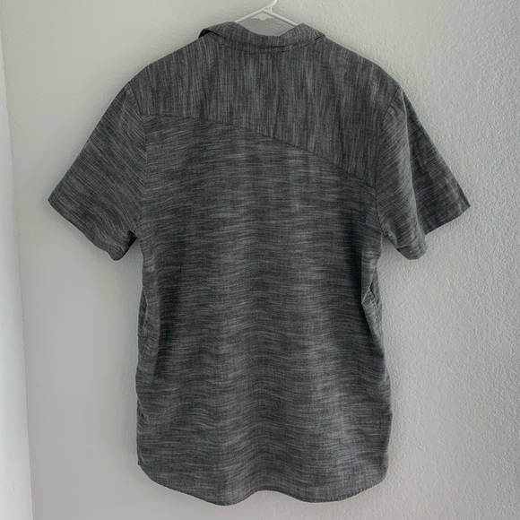 Volcom Stone Men’s Woven Short-Sleeve Button Down Shirt Grey - Picture 3 of 8